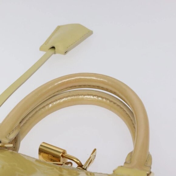 LOUIS VUITTON Monogram Vernis Alma PM Hand Bag Broncorail M91445 LV Auth bs25326 - Picture 8 of 16